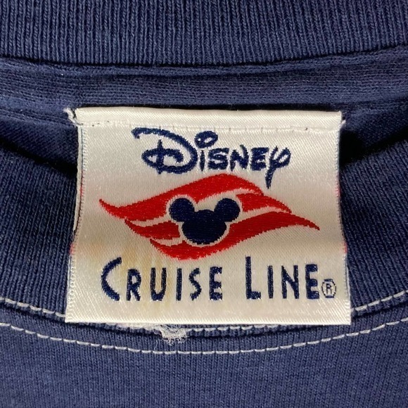 2005 Disney Cruise Line Shirt‎ Panama Canal Crossing Rare DCL Adult Blue Size XL - Picture 4 of 11